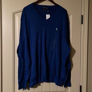 NWT Polo VNeck Sweater